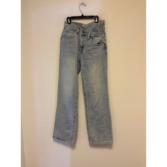 PISTOLA Bobbie mid rise loose straight leg with crossover - Picture 4 of 10